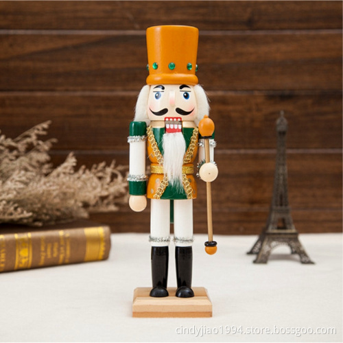 Home decoration crafts Wooden christmas nutcracker soldiers with 25CM